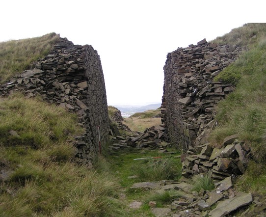 Musbury Quarry Masonry Cutting at Trestle Bridge Location 