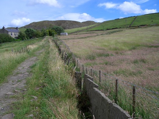 Siddall's Second Tramway Approaching Greens